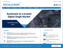 Tablet Screenshot of digitaleurope.org